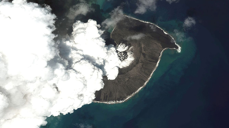 The Role of Earth Observation Satellites in the Tonga Volcano Eruption listing Image