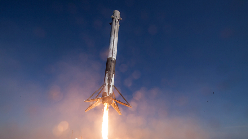 Falcon 9 Reusable Rocket + Listing Image