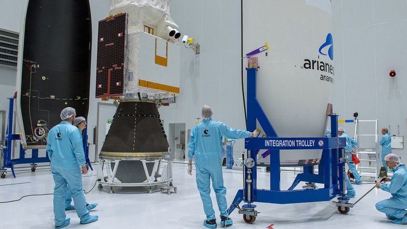 Aeolus Wind Sensing Satellite Loaded Into Launch Vehicle.jpg + Listing Image